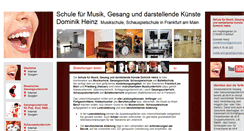 Desktop Screenshot of musik-und-gesangsschule.de